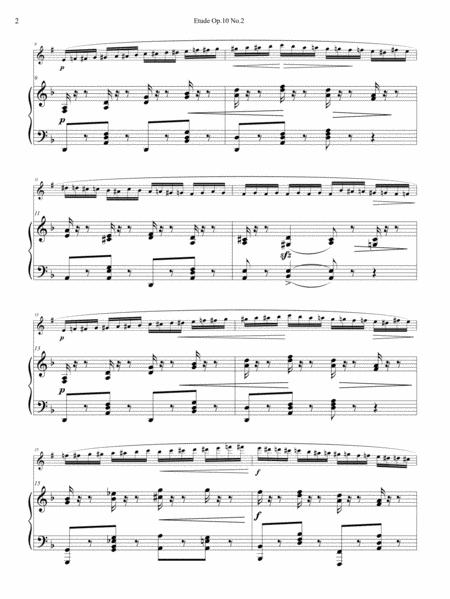 Chopin Chromatic Etude Op 10 No 2 For Clarinet And Piano Arr Seunghee Lee Page 2