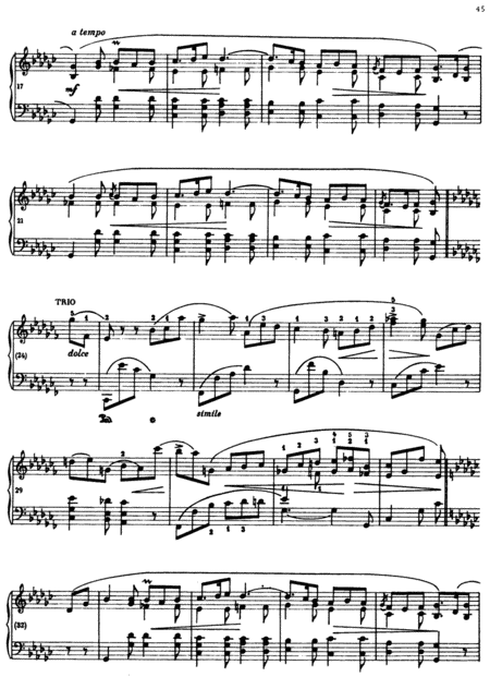 Chopin Contredanse In Gb Major Page 2
