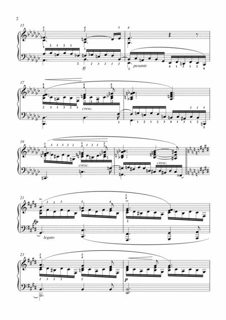 Chopin Etude Op 10 No 6 Page 2