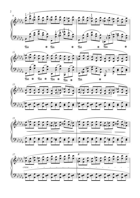 Chopin Etude Op 25 No 8 Page 2