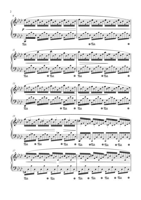 Chopin Etuede Op 25 No 1 Page 2