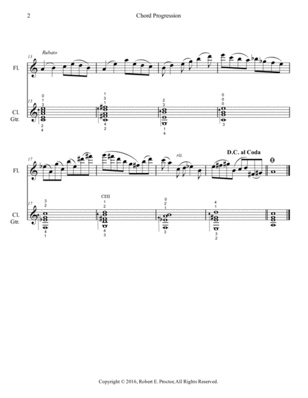 Chord Progression Duet For Flute And Guitar Page 2