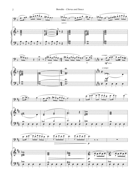 Chorus And Dance Of The Polovetsian Maidens For Euphonium And Piano Page 2