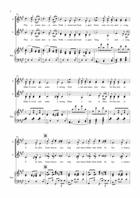 Chorus Of Country Girls From Eugene Onegin Page 2