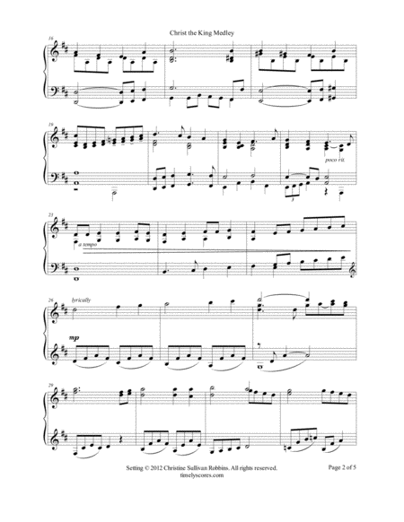 Christ The King Medley Page 2