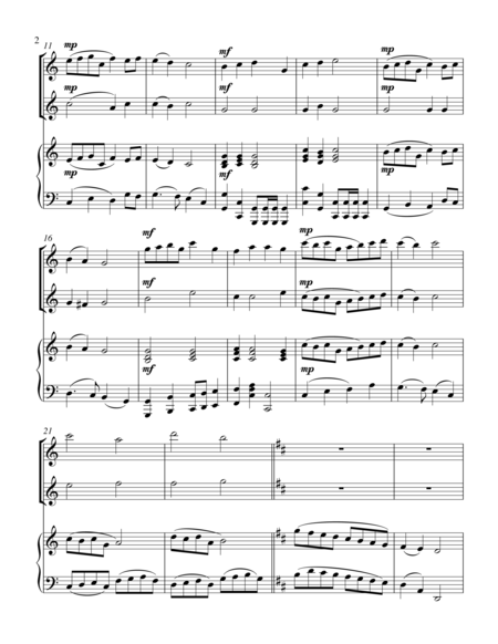 Christ The Lord Is Risen Today Treble C Instrument Duet Page 2