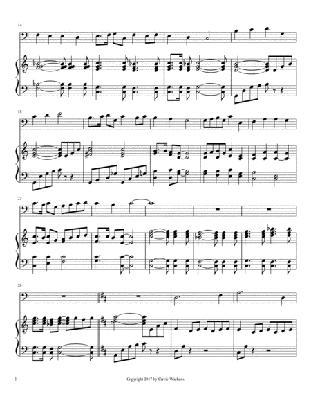 Christ The Lord Is Risen Today Trombone Page 2