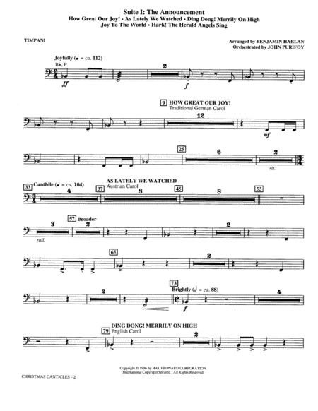 Christmas Canticles A Cantata Of Carols In Four Suites Chamber Orchestra Percussion 2 Page 2