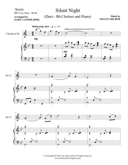 Christmas Clarinet 6 Christmas Songs For Bb Clarinet Piano With Score Parts Page 2