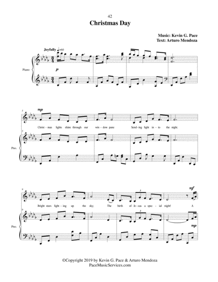 Christmas Day A Vocal Solo With Piano Accompaniment Page 2