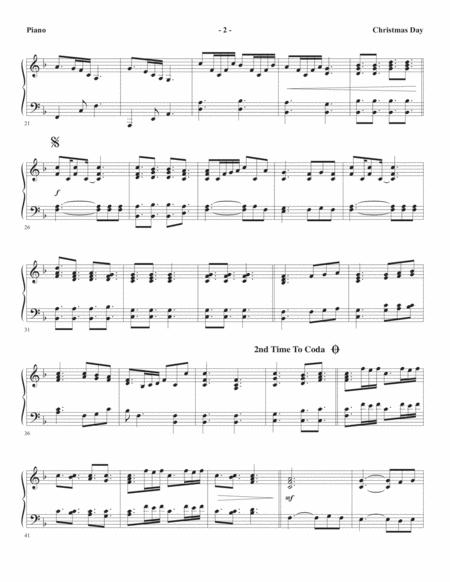 Christmas Day Arr Ed Hogan Piano Page 2