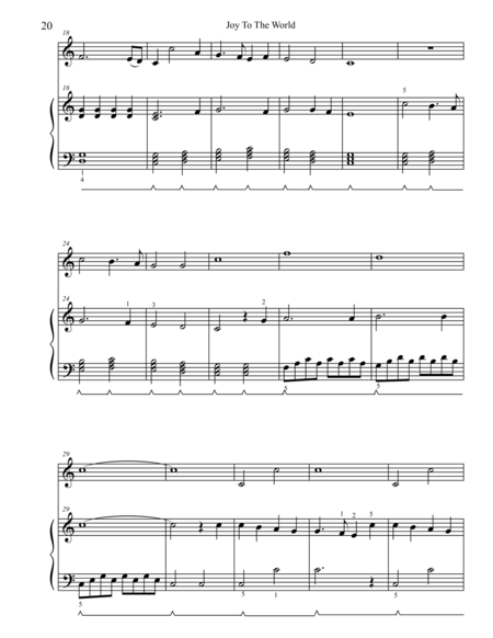 Christmas Duets For Recorder Piano 11 Traditional Carols Page 2