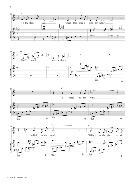 Christmas Haikus Alto And Piano Page 2