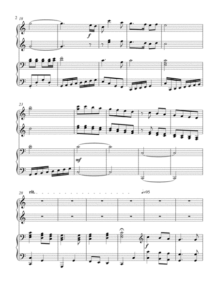 Christmas Joy 1 Piano 4 Hand Duet Page 2