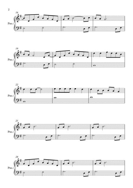 Christmas Lights By Coldplay Easy Piano Page 2