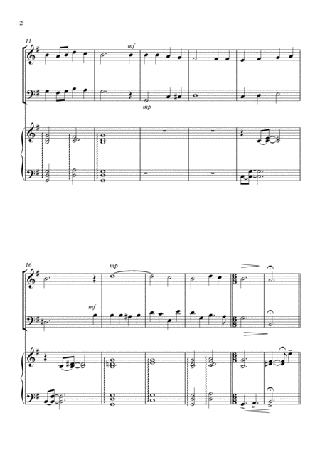 Christmas Medley Trio For Piano Violin Cello Page 2