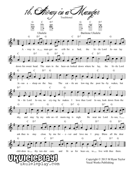 Christmas On 34th Street 34 Songs 3 4 Chords Each Multiple Keys For Standard And Baritone Ukulele Page 2