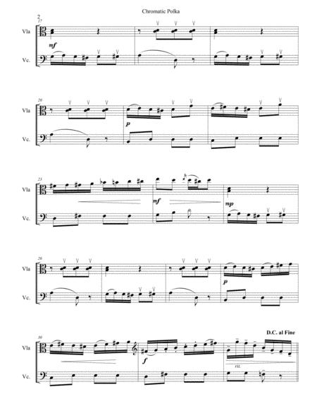 Chromatic Polka For Viola And Cello Page 2