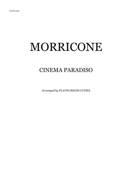 Cinema Paradiso For Orchestra From Ennio Morricone In Venice Live At Piazza San Marco Page 2