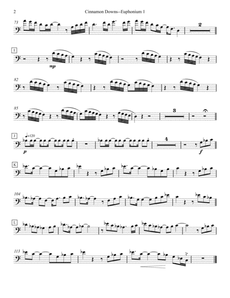 Cinnamon Downs Tuba Euphonium Ensemble And Harp Ensemble Page 2