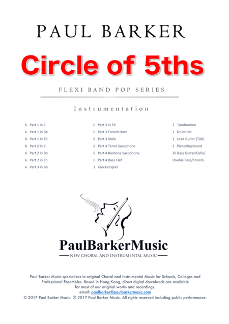 Circle Of 5ths Flexi Band Score And Parts Page 2