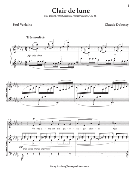 Clair De Lune B Flat Minor Page 2