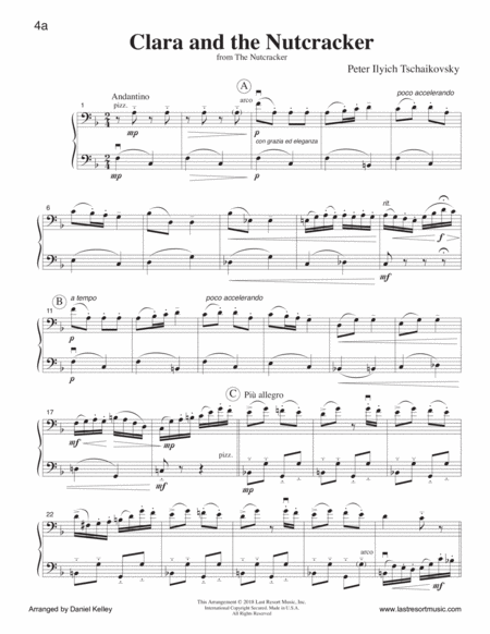 Clara And The Nutcracker For Cello Duet Bassoon Duet Or Cello And Bassoon Duet Music For Two Page 2