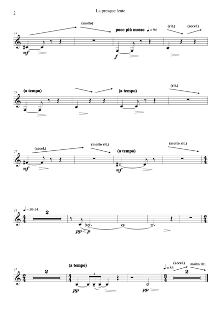 Claricatures For Clarinet Quartet Set Of Parts Page 2