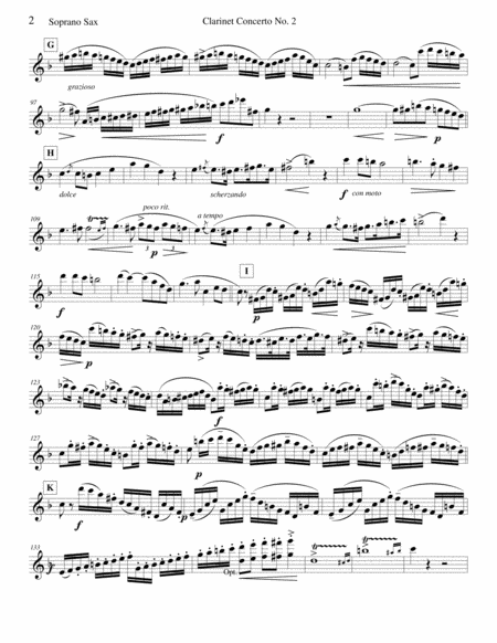 Clarinet Concerto No 2 Opus 74 Page 2
