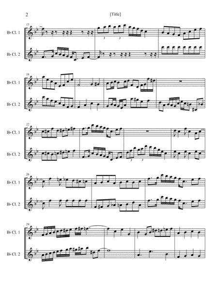 Clarinet Dance Off Page 2