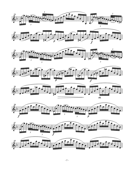 Clarinet Etude 16 Arr Marten King Page 2
