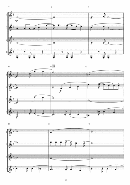 Clarinet Quartet Only Yesterday The Carpenters Page 2