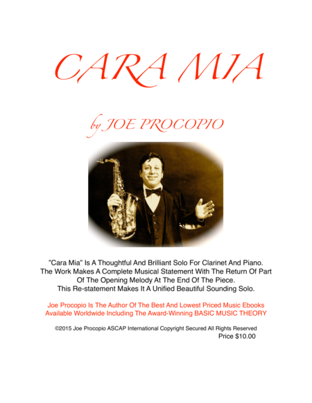 Clarinet Solo Collection By Joe Procopio Page 2