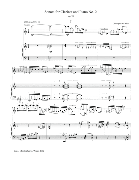 Clarinet Sonata No 2 Page 2