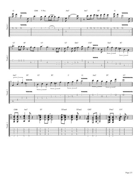 Classic Jazz Rock Guitar Study 27 Page 2