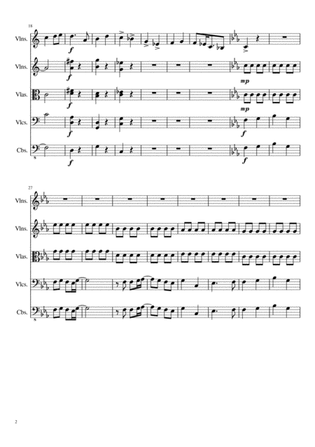 Classical Pop Mash Beethovens 5th Symphony Page 2