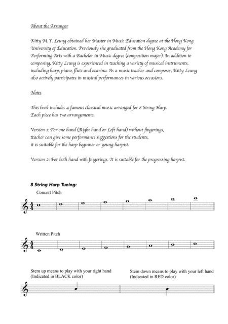 Classical Themes Vol 2 8 String Harp Page 2