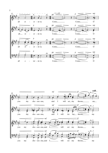 Come Bride Of Christ Satb Page 2