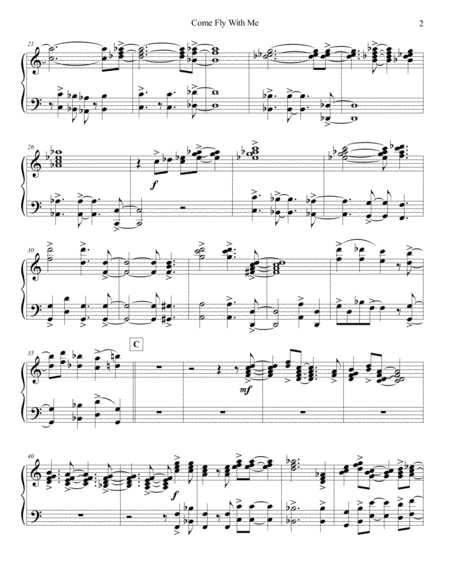 Come Fly With Me Strings Electric Piano Page 2