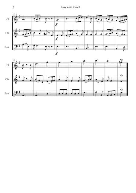 Come Live With Me For Wind Trio Flute Oboe Bassoon Page 2