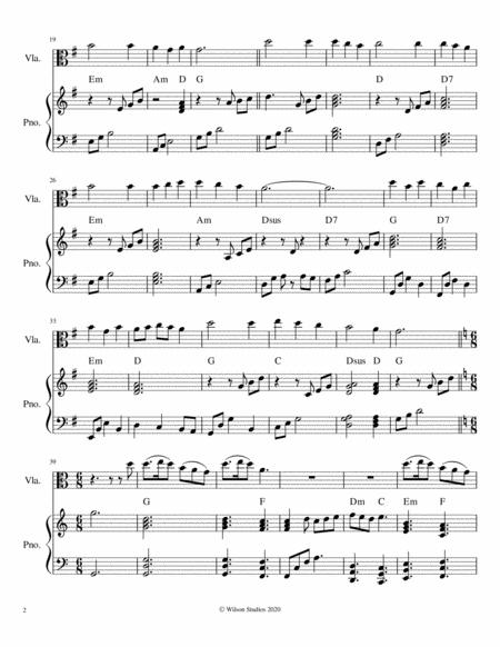 Come Thou Long Expected Jesus Viola Solo Page 2