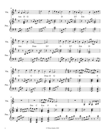 Come Thou Long Expected Jesus Violin Solo Page 2