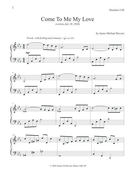 Come To Me My Love Romantic Piano Page 2