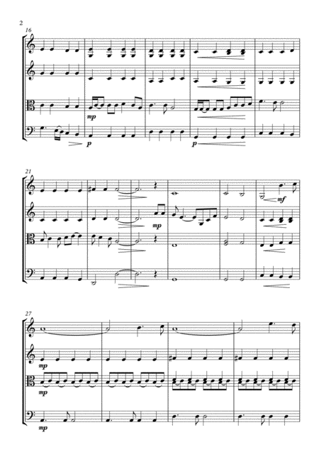 Come What May String Quartet Page 2