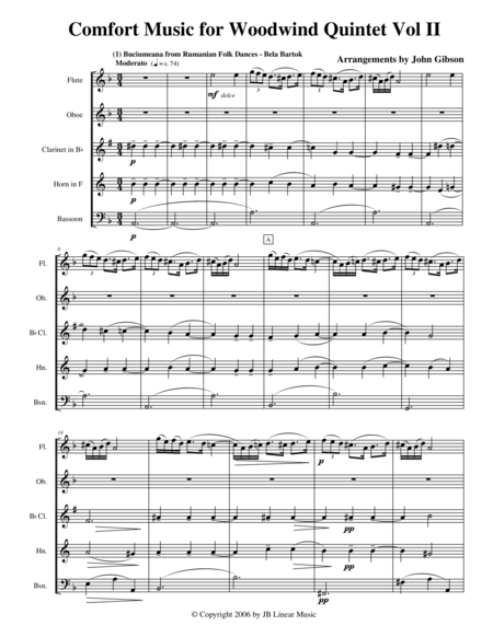 Comfort Music Vol Two For Woodwind Quintet Page 2