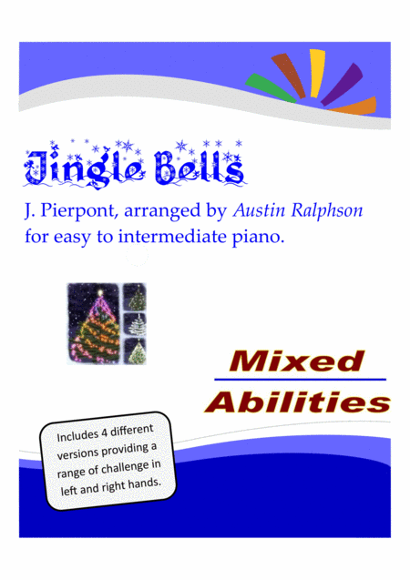 Complete Christmas Book For Easy Piano To Intermediate Piano 5 Pieces Mixed Abilities Series Page 2