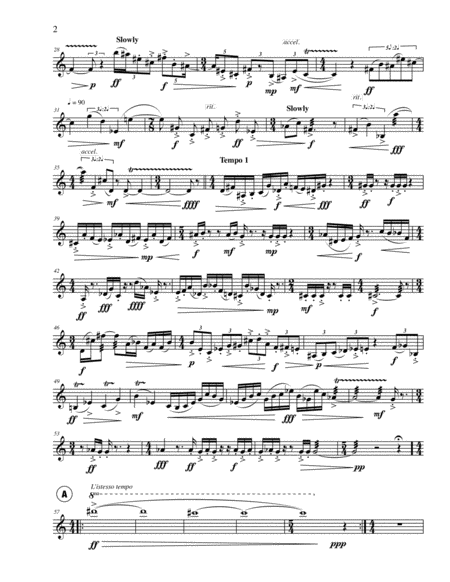 Composition For Solo Tenor Saxophone Page 2