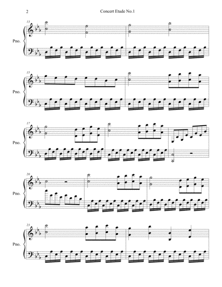 Concert Etude No 1 Page 2