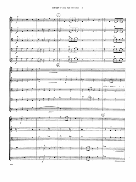 Concert Piece For Strings Full Score Page 2