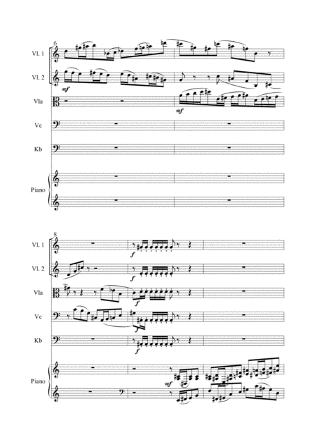 Concertino Fantasie Fr Klavier Und Streichorchester Page 2